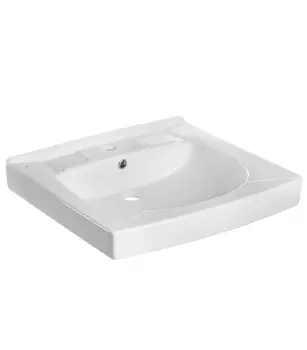 Раковина SANTEK Пилот 600 мм с кронштейном крепежом и сифоном