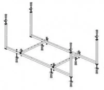 Рама для ванны Cersanit Santana 170 металлическая сорт 1