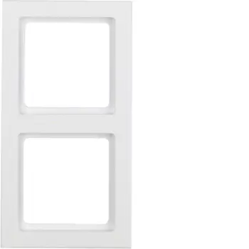 Рамка двойная Berker Q.3 полярная белизна с эффектом бархата 10126099