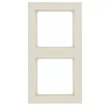 Рамка двойная Berker Q.3. слоновая кость с эффектом бархата 10126092