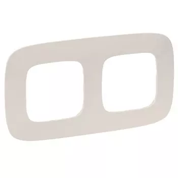 Рамка двухместная Legrand Valena Allure 754312 Слоновая кость
