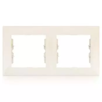 Рамка двухместная Schneider Electric Sedna SDN5800347 бежевая
