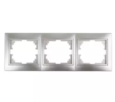 Рамка Intro Plano Б0030098 алюминий ​3 поста