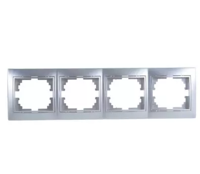 Рамка Intro Plano Б0030102 алюминий 4 поста