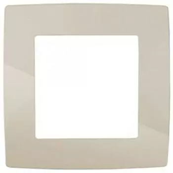 Рамка ЭРА на 1пост, слоновая кость