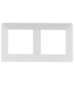 Рамка двухместная LeGrand Valena LIFE универсальная белая