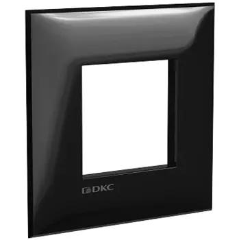 Рамка одноместная DKC 4402902 Artlebedev Avanti Черный квадрат