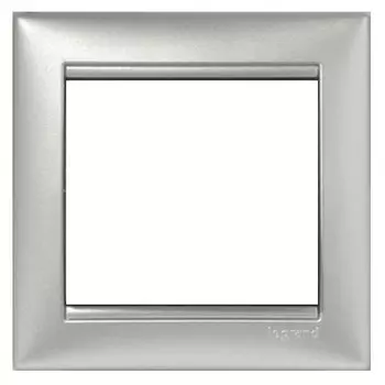 Рамка одноместная Legrand Valena 770151 алюминий