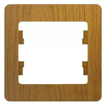 Рамка одноместная Schneider Electric Glossa GSL000501 дерево дуб