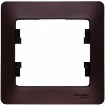 Рамка одноместная Schneider Electric Glossa GSL001101 баклажановая