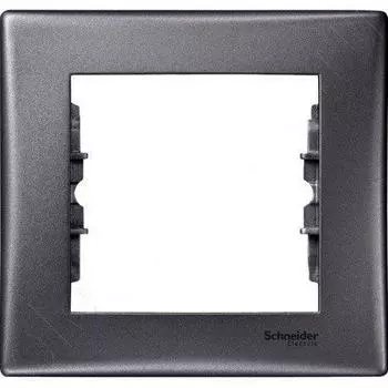 Рамка одноместная Schneider Electric Sedna SDN5800170 графит
