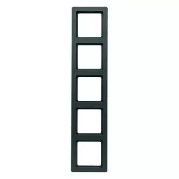 Рамка пятерная Berker Q.1. антрацит с эффектом бархата 10156086