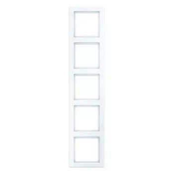 Рамка пятерная Berker Q.1. полярная белизна с эффектом бархата 10156089