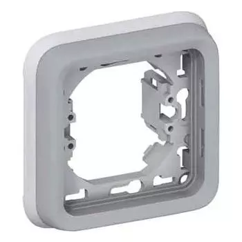 Рамка с суппортом одноместная Legrand Plexo 69681 серая