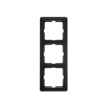 Рамка Schneider Electric W59 3-постовая черный бархат