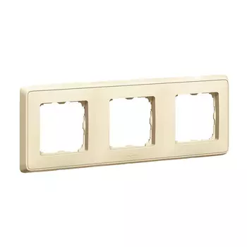 Рамка трехместная Legrand Cariva 773753 Слоновая кость
