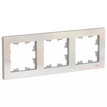 Рамка трехместная Schneider Electric AtlasDesign ATN000403 жемчуг