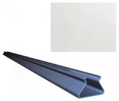 Раскладка для реечного потолка Cesal S-25 Эконом 3306 (белая матовая), 3 м