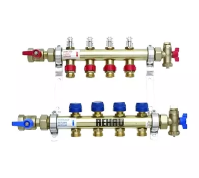 Распределительный коллектор Rehau HKV-Dна 4 контура