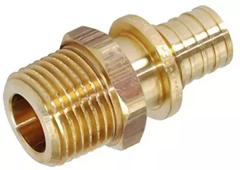 Rehau, 16-R 3/4″, Переходник латунный