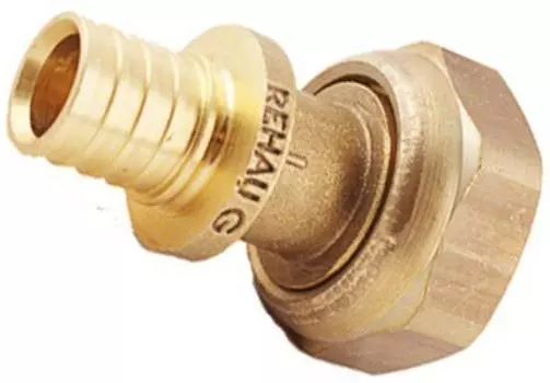 Rehau, 32-G 1¼″, Переходник латунный с накидной гайкой