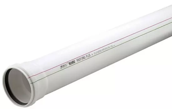 Rehau Raupiano 40 мм, 3000 мм, Труба канализационная внутренняя