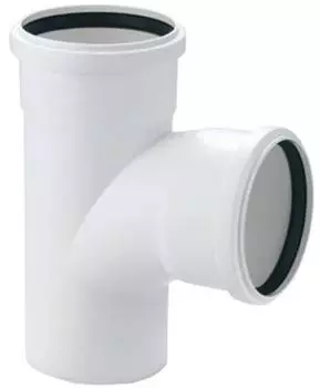 Rehau Raupiano Plus, 50 мм, Тройник канализационный 87°