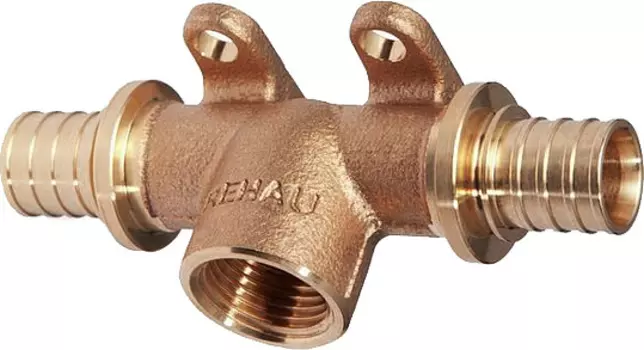 Rehau Rautitan RX, 16-Rp 1/2″x16 мм Водорозетка бронзовая (внутренняя резьба)