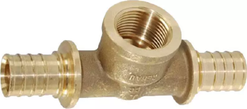 Rehau Rautitan RX, 40х1″х40 мм, Тройник бронзовый