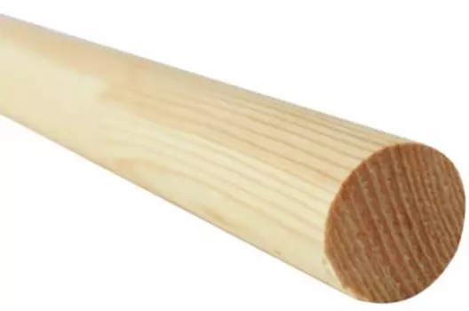 Рейка круглая хвойная 20 мм 2.2 м