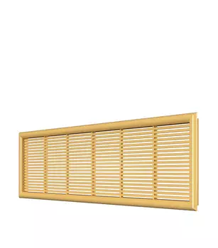 Решетка вентиляционная 227х67 бежевая