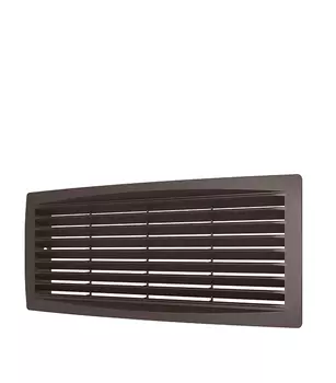Решетка вентиляционная дверная Эра 300х135 коричневая