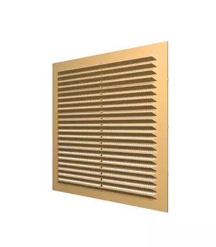 Решетка вентиляционная вытяжная АБС Эра 170х240 бежевая