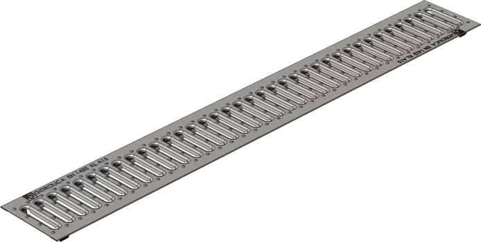 Решетка водоприемная стальная Gidrolica Standart 508 РВ-10.13.6.100 1000х88х20 мм