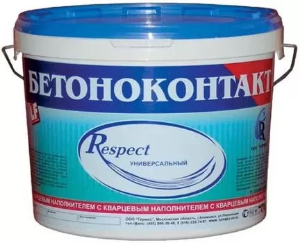 Respect Бетоноконтакт, 20 кг, Грунтовка для бетона