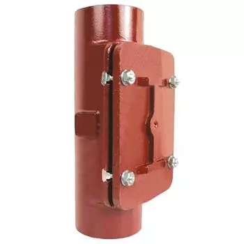 Ревизия чугунная с прямоугольной крышкой безраструбная SML ДУ-150