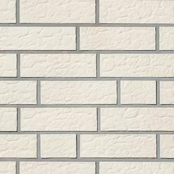 Roben Island perlweiß NF, 240х115х71 мм, Кирпич клинкерный рельефный
