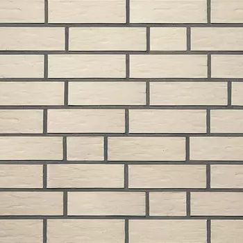 Roben Oslo perlweiß genarbt NF, 240х115х71 мм, Кирпич клинкерный рельефный