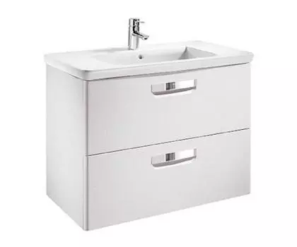Roca ZRU9302877 The Gap Модуль для раковины 800 мм, белый глянец