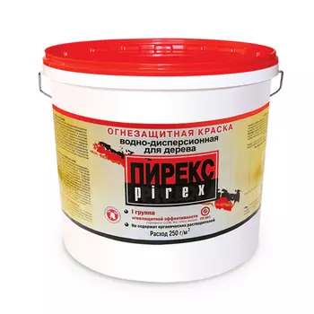 Рогнеда Pirex 12 кг, Краска огнезащитная для древесины (белая)