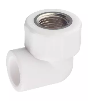 РосТурПласт, 20х1/2″ Уголок полипропиленовый комбинированный