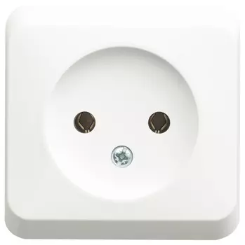 Розетка электрическая одноместная Schneider Electric Этюд PC16-001B белая