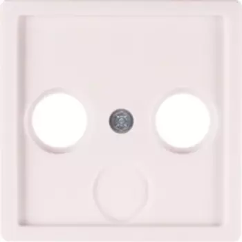 Розетка Berker Q.1 телевизионная оконечная TV FM диапазон частот от 4 до 2400 MГц слоновая кость с эффектом бархата