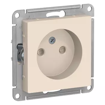 Розетка без заземления ATN000240 Schneider Electric AtlasDesign бежевый 16А