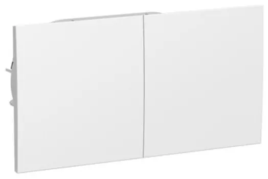 Розетка двойная с заземлением со шторкамии и сдвижными крышками ATN000128 Schneider Electric AtlasDesign белый