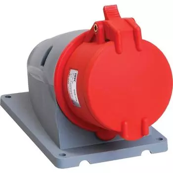 Розетка IEK ССИ-124 Magnum PSN12-032-4 32А 380В 3P+PE для открытой проводки