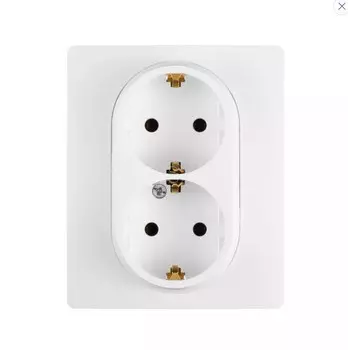 Розетка Legrand Etika 672223 с заземлением белая