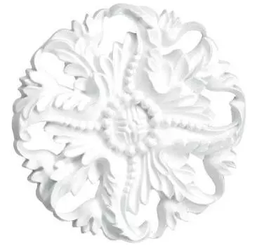 Розетка потолочная полиуретановая Decomaster 88125 125 мм