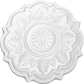 Розетка потолочная полиуретановая Decomaster DM 0471 514х39 мм