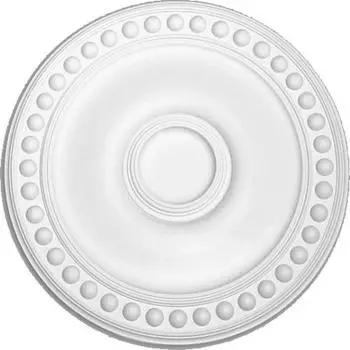 Розетка потолочная полиуретановая Decomaster DM 0483 514х28 мм